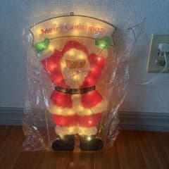 クリスマス サンタクロース モチーフライト 壁掛け装飾