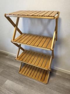 木製　折りたたみラックのサムネイル