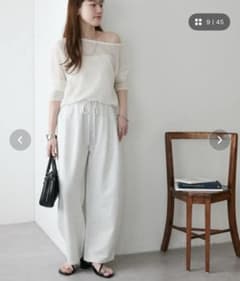 【ぱるぴ様専用】ディスコート　キレイメスウェットタックパンツのサムネイル