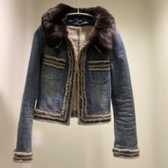 TO BE CHIC 38 デニムジャケット レッキスラビットファー - メルカリ