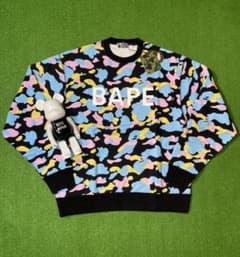 BAPE NEW MULTI CAMO RELAXED CREWNECK Lのサムネイル