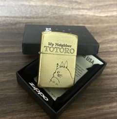 zippo ジッポー　オイルライター　となりのトトロ　保証書、箱付き　動作確認済のサムネイル