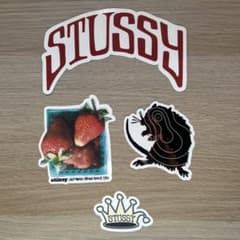 M*︎様 【正規品】STUSSY ステッカー 4枚セット NY SoHo店購入のサムネイル