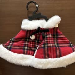 犬用 クリスマス ケープ ポンチョ Mサイズのサムネイル
