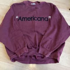 Americana バーガンディ スウェットのサムネイル