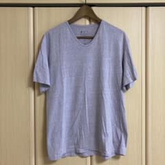 remilla 半袖Vネック Tシャツ パープルのサムネイル