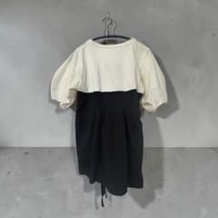 【AZUL BY MOUSSY】ビスチェデザイン カットソー ブラック Mのサムネイル