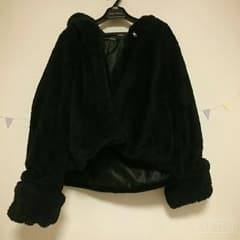 モコモコアウター ブラック 【福袋】のサムネイル