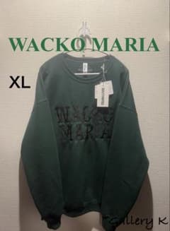 XL】 WackoMaria ワコマリア ロゴ刺繍 タグ有り 長袖 スウェット 