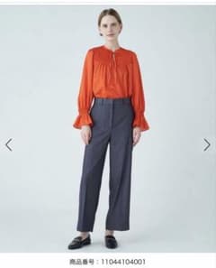 トゥモローランド Ballsey セルロースデニムセミワイドパンツ ネイビー
