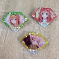 五等分の花嫁 ピンバッジ 3個セットのサムネイル