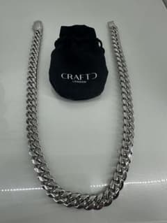 CRAFTD LONDON ネックレス 12mm 50cm シルバー - メルカリ