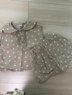 tete a tete キッズ セットアップ 90cm ドット柄のサムネイル