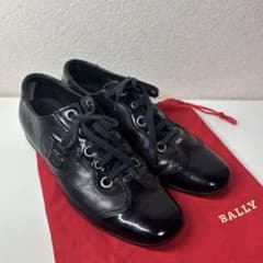 【美品】Bally レザースニーカー 黒 EU38.5（約24.5cm）のサムネイル
