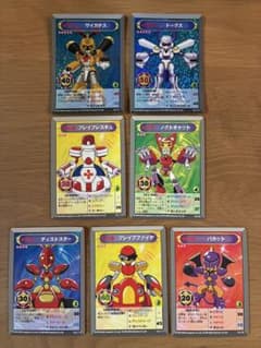 当時物】メダロット カードゲーム 7枚セット サイカチス ドークス キラ