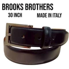 極美品】ブルックスブラザーズ ドレスベルト イタリア製 30/75 28mm