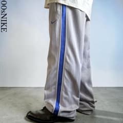 極太 00s OLD NIKE バギートラックパンツ サイドライン Y2K - メルカリ
