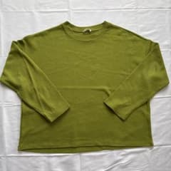 ZARA クルーネック ニット セーター グリーンのサムネイル