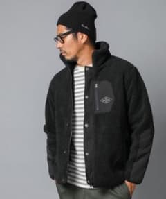 The Duffer of st.george ボアフリースジャケット L 黒のサムネイル