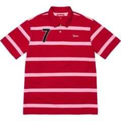 Supreme Cursive Polo Navy ポロシャツ RED S - メルカリ