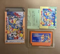 ロックマン4 ファミコンソフト 箱説明書注意書き付き - メルカリ