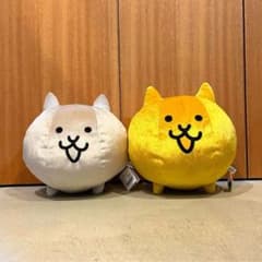 냥코 대전쟁 30cm 금·은 고양이 2종 세트