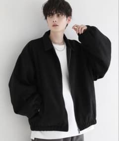 LILL ルーズシルエットメルトンジップジャケットのサムネイル