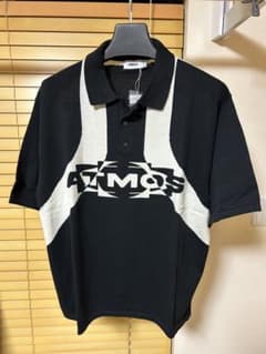 atmos ポロシャツ XL ブラック/ホワイトのサムネイル