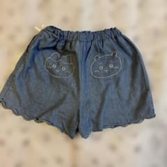 petit main デニム風ショートパンツ 110cm