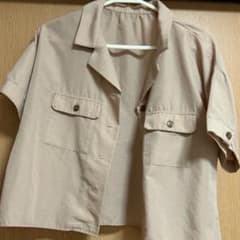 INGNI ベージュ 半袖シャツ オープンカラーのサムネイル
