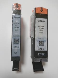 Canon PIXUSインク純正品 370PGBK、371XL GYのサムネイル