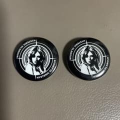 HYSTERIC GLAMOUR ピンバッジ 2個セット モノクロのサムネイル