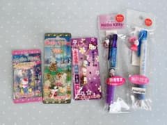 ご当地キティ 根付ストラップ ボールペン 5点 まとめ売り 水族館 信州