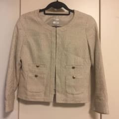 ノーカラージャケット ツイードジャケットのサムネイル