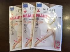 Fukuske  満足 ストッキング  S〜M  3足セット　お値下げのサムネイル
