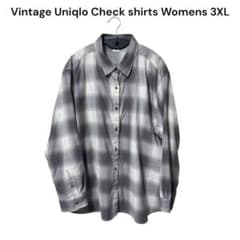 【神サイズ】UNIQLO チェックシャツ 3XL AURALEE風のサムネイル