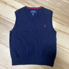 POLO RALPH LAUREN ネイビー ベスト 3/3Tのサムネイル
