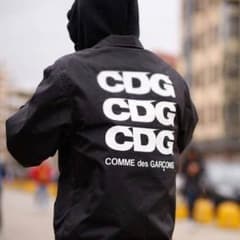 comme des garcons コーチジャケット グレーのサムネイル