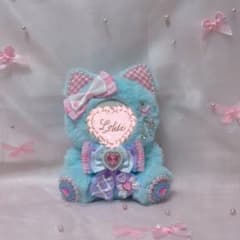 ぬい服 10~12cm おすわり ブルー ピンク ねこ - メルカリ