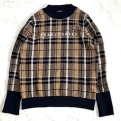 美品✨パーリーゲイツ PEARLY GATES チェック柄ニット プルオーバー2