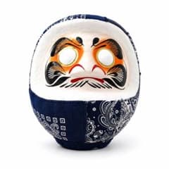 DARUMA USA製バンダナパッチワーク　縁起物 インテリア 達磨 DARUMA USA製バンダナパッチワーク 縁起物 インテリア 達磨 - メルカリ