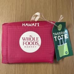 みみ様専用  WHOLEFOODSエコバッグ☆赤ピンクのサムネイル