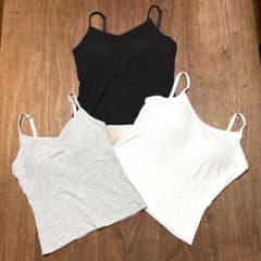 ブラカップ付きキャミソール　３枚セット★のサムネイル