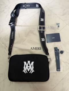 AMIRI アミリ ロゴ ショルダーバッグ ブラック 即決の方お値下げしますのサムネイル