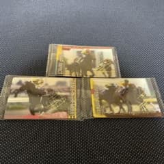 武豊騎手騎乗馬祭り3枚セット 金箔押しサイン付き - メルカリ