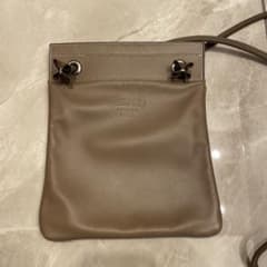 エルメス アリーヌ エトゥープ×シルバー金具 ショルダーバッグ - メルカリ