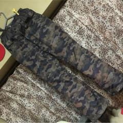 引越しの為売り尽くし価格！スノーウエア下☆迷彩柄のサムネイル
