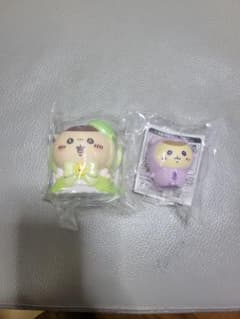 ちいかわ　てんしとあくま　ソフビ　くりまんじゅうセットのサムネイル