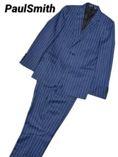 PaulSmith ポールスミス 現行 ウール シングルスーツ 日本製 ネイビー