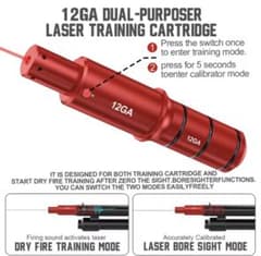 レーザーボアサイター 12GA 射撃 トレーニング機能付 受光ターゲット セット レーザーボアサイター 12GA 射撃 トレーニング機能付 受光